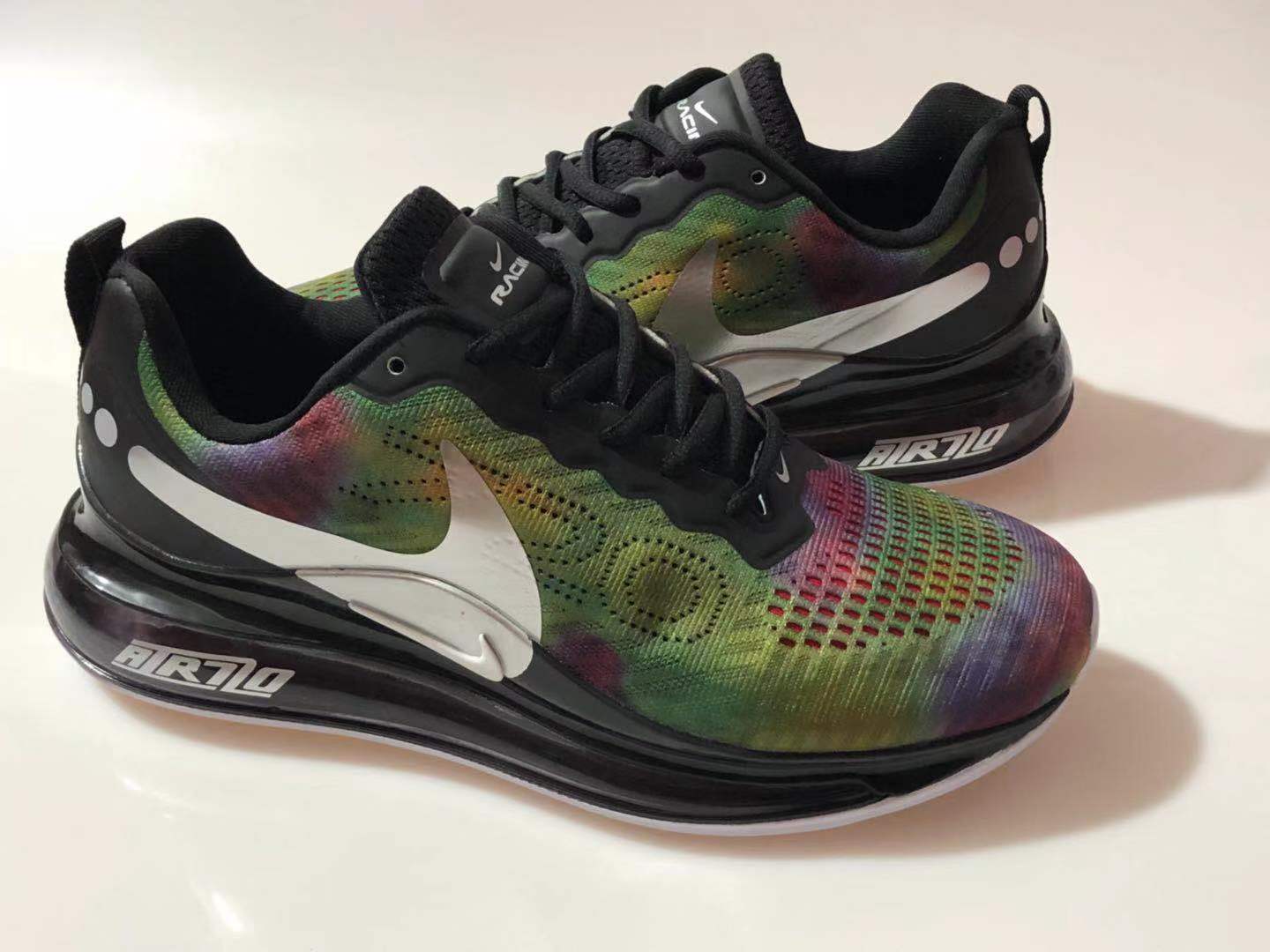 Nike Air Max 720 Green Black Purple White Running Shoes